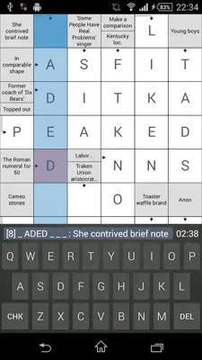 Crosswords android App screenshot 1